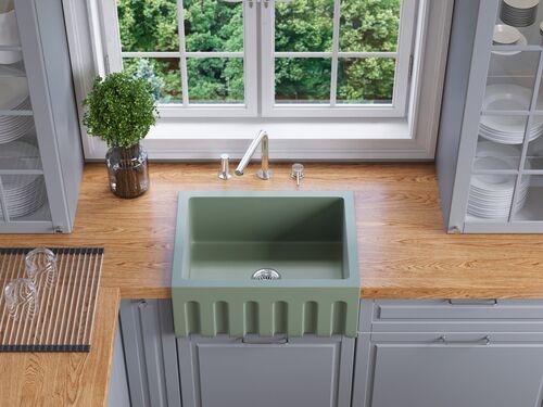 Мойка Omoikiri Mikura 61-OL Natceramic/olive, 4997070 Мойка Omoikiri Mikura 61-OL Natceramic/olive, 4997070