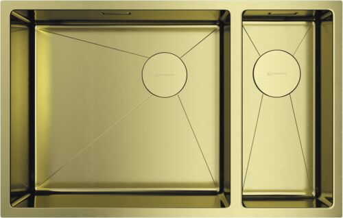 Мойка Omoikiri Taki 69-2-U/IF-LG-L Side нерж. сталь/светлое золото, 4997051 Мойка Omoikiri Taki 69-2-U/IF-LG-L Side нерж. сталь/светлое золото, 4997051