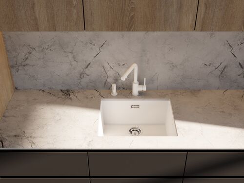 Мойка Omoikiri Yamakawa 55T-U/I-WH Tetogranit/белый, 4993431 Мойка Omoikiri Yamakawa 55T-U/I-WH Tetogranit/белый, 4993431