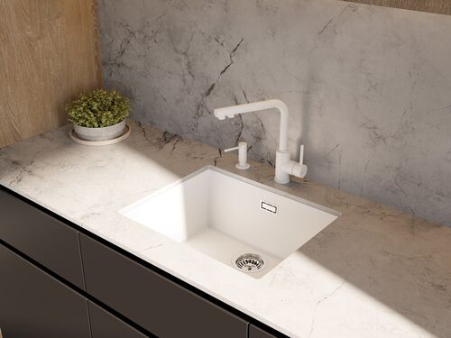 Мойка Omoikiri Yamakawa 55T-U/I-WH Tetogranit/белый, 4993431 Мойка Omoikiri Yamakawa 55T-U/I-WH Tetogranit/белый, 4993431