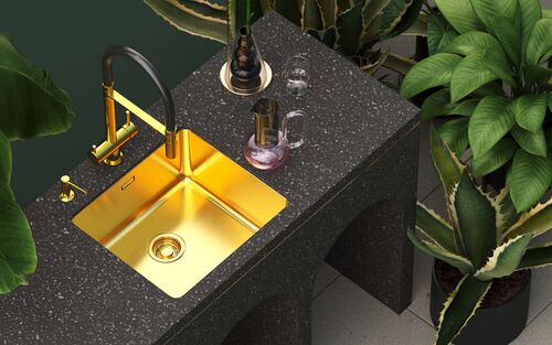 Мойка Omoikiri Tadzava 49-U/I-LG нерж.сталь/светлое золото Мойка Omoikiri Tadzava 49-U/I-LG нерж.сталь/светлое золото