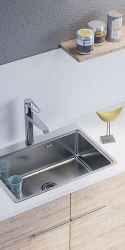 Смеситель Omoikiri Toyama латунь/хром, 4994117 Смеситель Omoikiri Toyama латунь/хром, 4994117