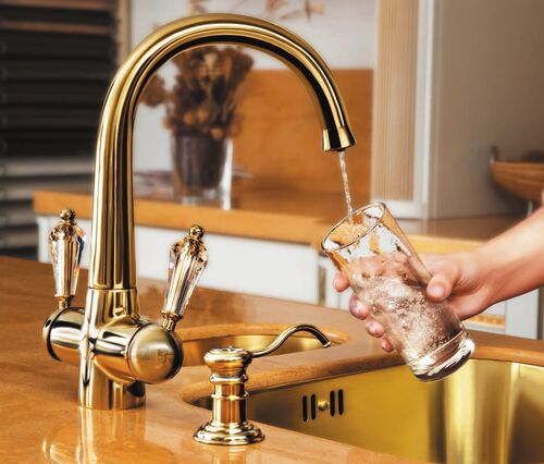 Смеситель Omoikiri Okinawa-2-G латунь/золото, 4994253 Смеситель Omoikiri Okinawa-2-G латунь/золото, 4994253