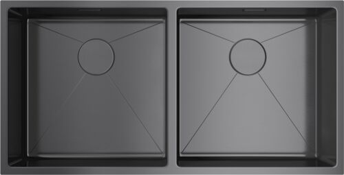 Мойка Omoikiri Taki 86-2-GM вороненая сталь, нерж. сталь, 4993793 Мойка Omoikiri Taki 86-2-GM вороненая сталь, нерж. сталь, 4993793