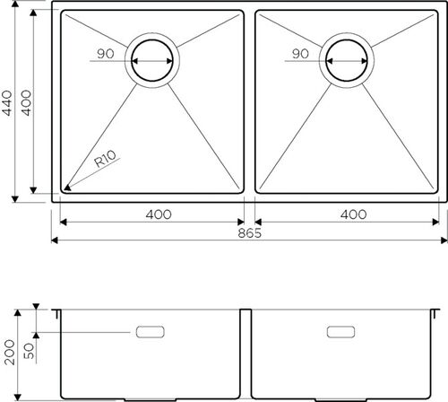 Мойка Omoikiri Taki 86-2-GM вороненая сталь, нерж. сталь, 4993793 Мойка Omoikiri Taki 86-2-GM вороненая сталь, нерж. сталь, 4993793