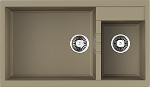Мойка Omoikiri Tedori 86-2-LB-CH Tetogranit/шампань 4993937 Мойка Omoikiri Tedori 86-2-LB-CH Tetogranit/шампань 4993937