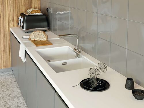 Мойка Omoikiri Kitagawa 83-2-U-WH Artceramic/белый 4993809 Мойка Omoikiri Kitagawa 83-2-U-WH Artceramic/белый 4993809