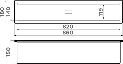 Встраиваемая сушка для посуды Omoikiri DRY-03 PRO CN artceramic/canyon, 4999041 Встраиваемая сушка для посуды Omoikiri DRY-03 PRO CN artceramic/canyon, 4999041
