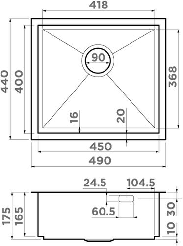 Мойка Omoikiri Kasen 49-16 INT LG нерж. сталь/светлое золото, 4997054 Мойка Omoikiri Kasen 49-16 INT LG нерж. сталь/светлое золото, 4997054