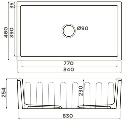 Мойка Omoikiri Mikura 83-SI Natceramic/silver Мойка Omoikiri Mikura 83-SI Natceramic/silver