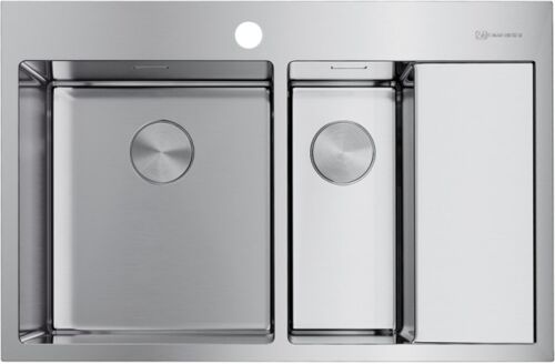 Мойка Omoikiri Akisame 78-2-IN-L нерж. сталь/нержавеющая сталь, 4973062 Мойка Omoikiri Akisame 78-2-IN-L нерж. сталь/нержавеющая сталь, 4973062