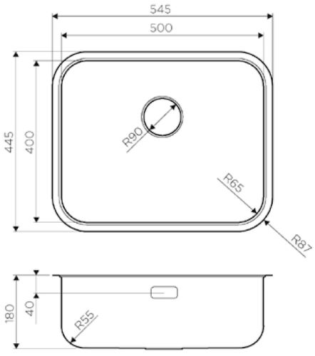 Мойка Omoikiri Omi 54-U/IF-IN нерж. сталь/нержавеющая сталь, 4993488 Мойка Omoikiri Omi 54-U/IF-IN нерж. сталь/нержавеющая сталь, 4993488