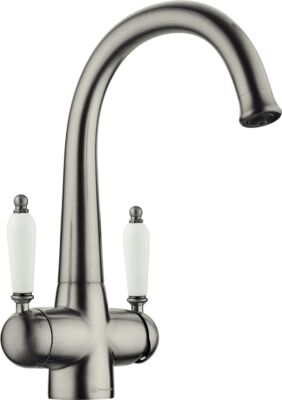 Смеситель Omoikiri Okinawa-2-SI латунь/античное серебро, 4994255 Смеситель Omoikiri Okinawa-2-SI латунь/античное серебро, 4994255