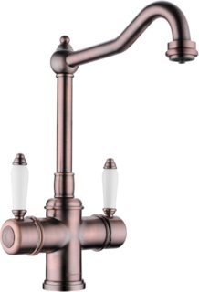 Медный цвет - смесители Omoikiri в стиле ретро