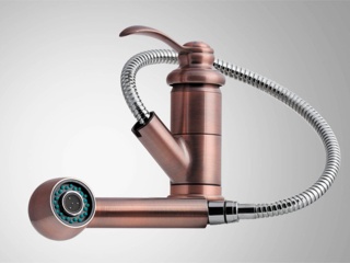 Выдвижной излив в мойках от компании Omoikiri серии Kakogava