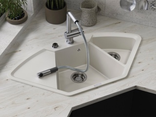 Кухонные мойки из Tetogranit от Omoikiri: свойства материала