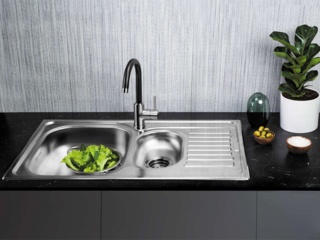 Убираем плесень с мойки из нержавеющей стали