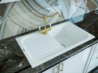 Как удалить плесень с мойки из искусственного камня?