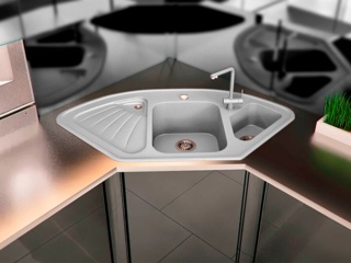 Коллекция угловых японских моек Omoikiri