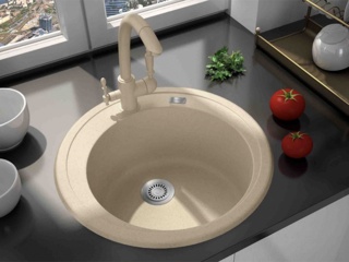 Мойки в "ванильном" цвете для классического интерьера