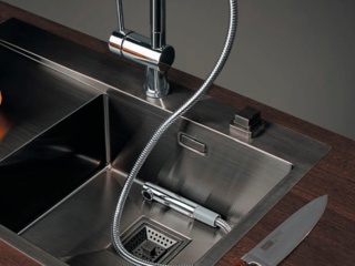 Установка моек вровень со столешницей