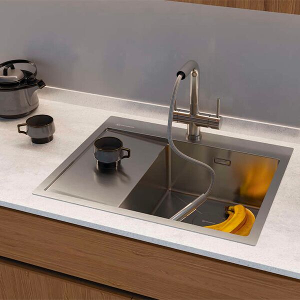 Подключение кухонной мойки и смесителя