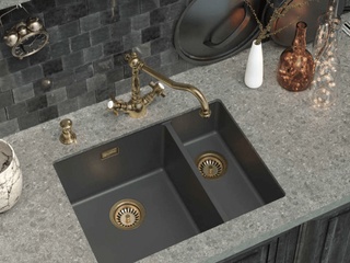 Установка кухонной мойки под столешницу