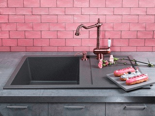 Кухонные мойки в сером цвете от компании Omoikiri