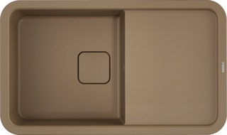 Коричневые мойки Omoikiri в интерьере кухни