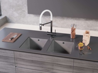 Варианты размещения моек на кухне