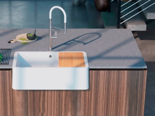 Мойки Omoikiri для минималистичной кухни