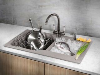 Мойки Omoikiri для минималистичной кухни