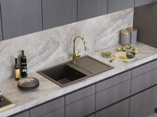 Мойки Omoikiri для минималистичной кухни