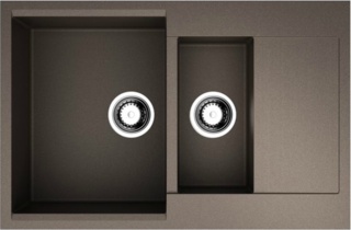 Комплект из мойки и смесителя Omoikiri цвета темного шоколада