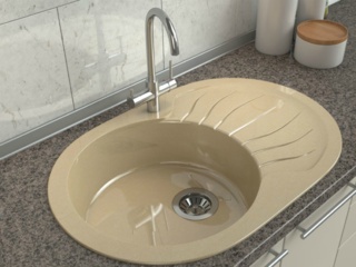 Мойки и смесители ванильного цвета в каталоге Omoikiri