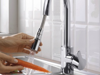 Смесители Omoikiri с вытяжным шлангом – удобство эксплуатации