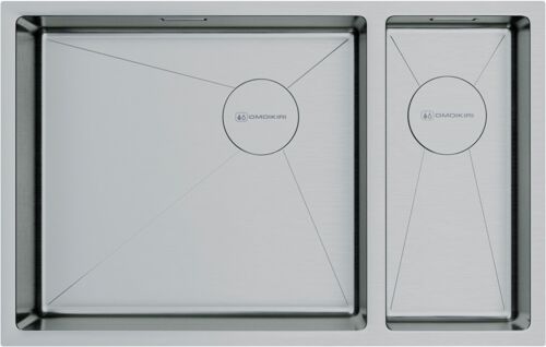 Мойка Omoikiri Taki 69-2-U/IF-IN-L Side нержавеющая сталь, 4997049
