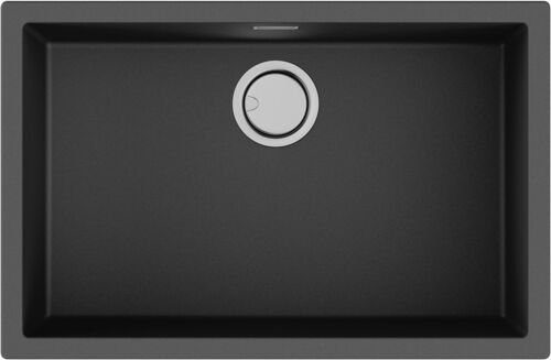 Мойка Omoikiri Yamakawa 75T-U/I-BL Tetogranit/черный, 4993437