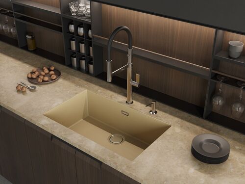 Мойка Omoikiri Yamakawa 75T-U/I-CH Tetogranit/шампань, 4993466