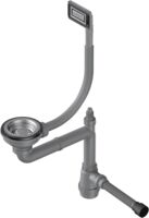 Сифон одинарный Omoikiri WK-1-UN-IN нержавеющая сталь, 4956777