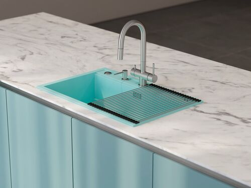 Мойка Omoikiri Kitagawa 79-LB-AZ Artceramic/azur blue, 4993275