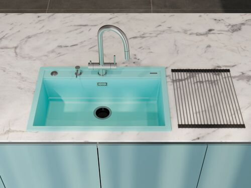 Мойка Omoikiri Kitagawa 79-LB-AZ Artceramic/azur blue, 4993275