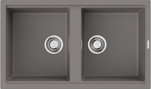 Мойка Omoikiri Kitagawa 86-2-GR Artceramic/leningrad grey, 4993491