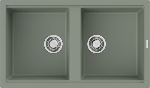 Мойка Omoikiri Kitagawa 86-2-WG Artceramic/wind green, 4993731