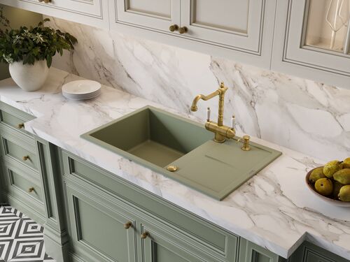 Мойка Omoikiri Sumi 86A-WG Artceramic/wind green, 4997107