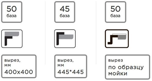 Мойка Omoikiri Yamakawa 45T-U/I-BL Tetogranit/черный, 4993302