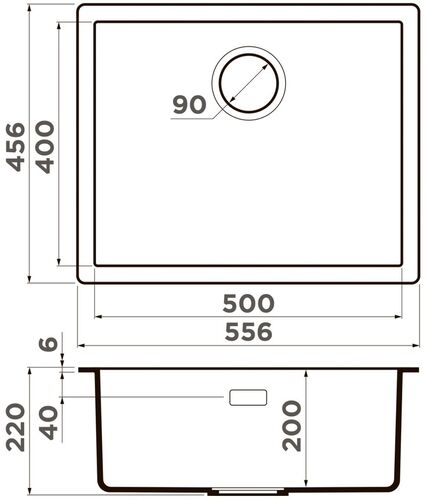 Мойка Omoikiri Yamakawa 55T-U/I-PL Tetogranit/платина, 4993433