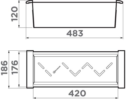Omoikiri CO-04-LG нержавеющая сталь/светлое золото, 4999056