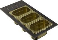 Контейнеры для пищи Omoikiri DC-02-3-LG нерж. сталь/светлое золото, 4999080