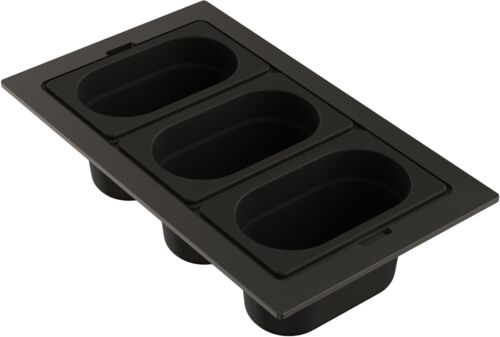 Контейнеры для пищи Omoikiri DC-04-3-GB нерж. сталь/графит, 4999088